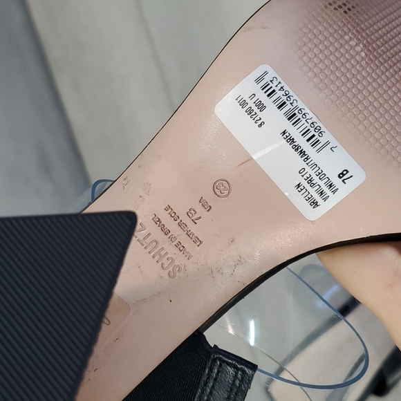 NEW SCHUTZ Womens Arielle Rhinestone Heels Sandals Shoes sz 7B - Picture 14 of 15